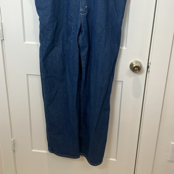 Dickies Blue Denim overalls with Red Label size large. - Picture 3 of 15
